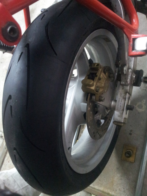 Rear Whell and brake from SuperSport