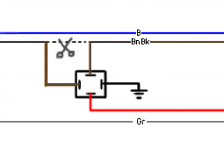 The main diagram of the mod in the 907ie FAQ link shows the new relay, with pins not marked.